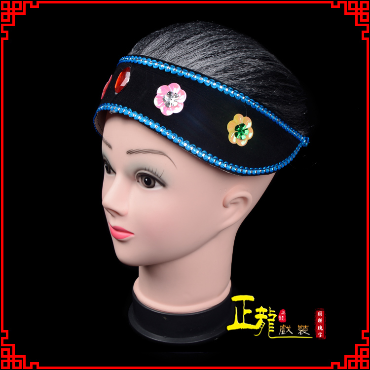 广阳老旦媒婆穷老太婆假发套 老旦头套