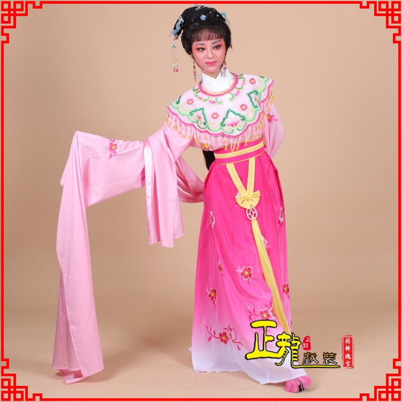 广阳水袖青衣练功花旦服 梅花古装衣