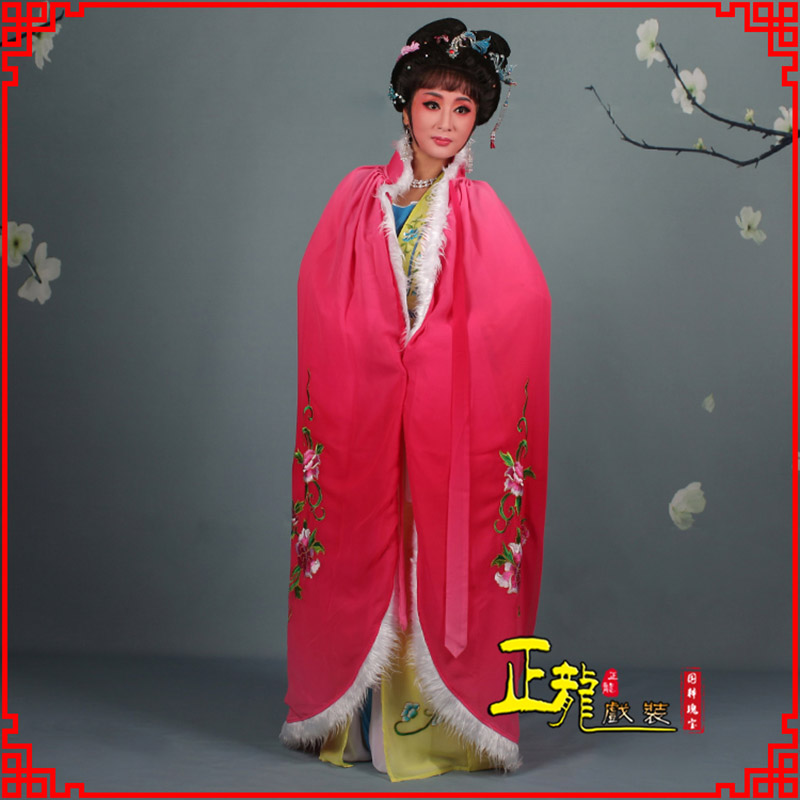 广阳小花旦绣花斗篷 花旦披风